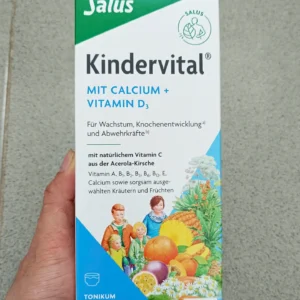 Siro canxi Kindervital Mit Calcium+Vitamin D3 250ml của Đức Siro Kindervital mit Calcium + Vitamin D3 Cho Bé, 250ml