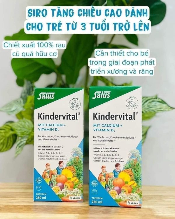 Siro Kindervital mit Calcium und Vitamin D3 Cho Bé