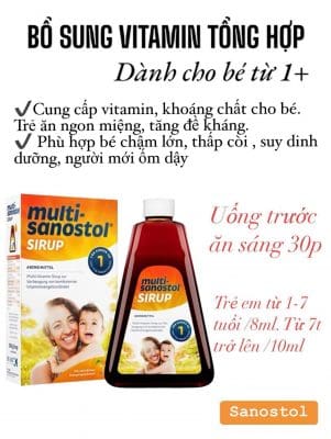 Siro biếng ăn Sanostol Multi Sirup số 1 300g-Đức