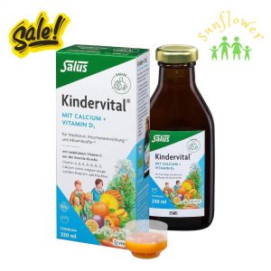 Siro canxi Kindervital Mit Calcium+Vitamin D3 250ml của Đức