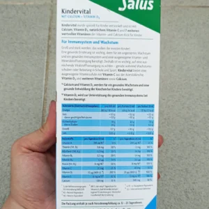 Siro canxi Kindervital Mit Calcium+Vitamin D3 250ml của Đức Siro canxi và vitamin D3 Kindervital Bio của Đức cho bé từ 3 tuổi lọ 250ml