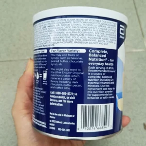 Sữa Bột Ensure Hương Vanilla 400G của Mỹ