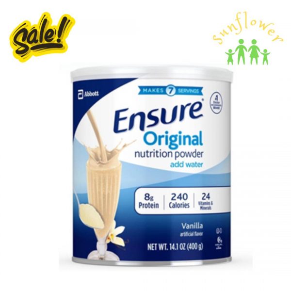 Sữa Ensure Original Nutrition Powder hương vani 400g của Mỹ