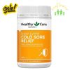 Super Lysine Cold Sore Relief Healthy Care 100 Viên của Úc chống cảm lạnh tăng đề kháng