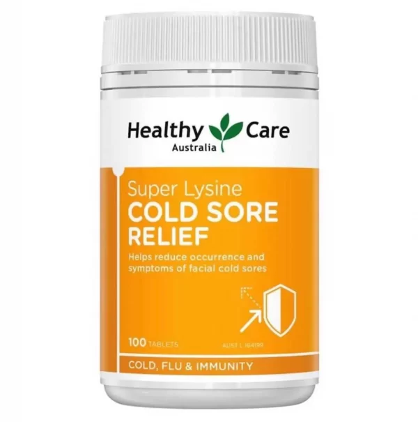 Super Lysine Cold Sore Relief Healthy Care Uc 100 Vien