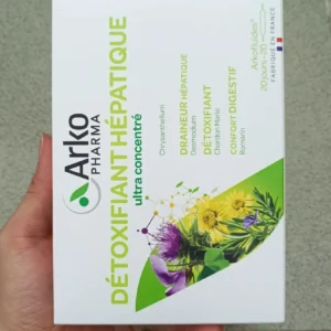 Thải độc gan Detoxifiant Hepatique Arkopharma Pháp hộp 20 ống