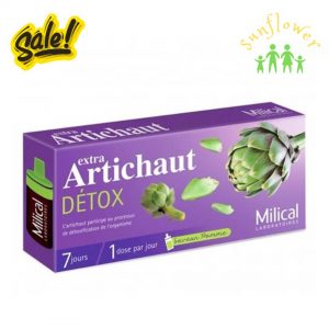 Thải độc gan Extra Artichaut Detox Milical 7 ống của Pháp