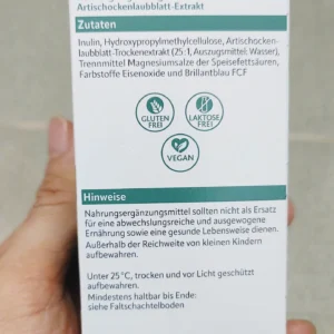 Viên uống bổ gan Altapharma Artischocken Kapseln lọ 100 viên của Đức Thuốc Bổ Gan Altapharma Artischocken