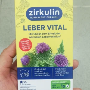 Viên uống bổ gan Zirkulin Leber Vital 30 viên của Đức Thuốc Bổ Gan Zirkulin Leber Vital Liều Cao , 30 Viên