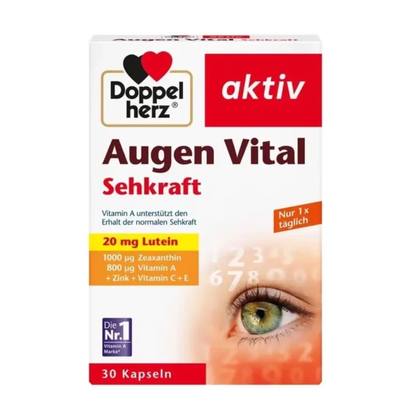 Thuốc Bổ Mắt Doppelherz Augen Vital Kapseln, 30 Viên