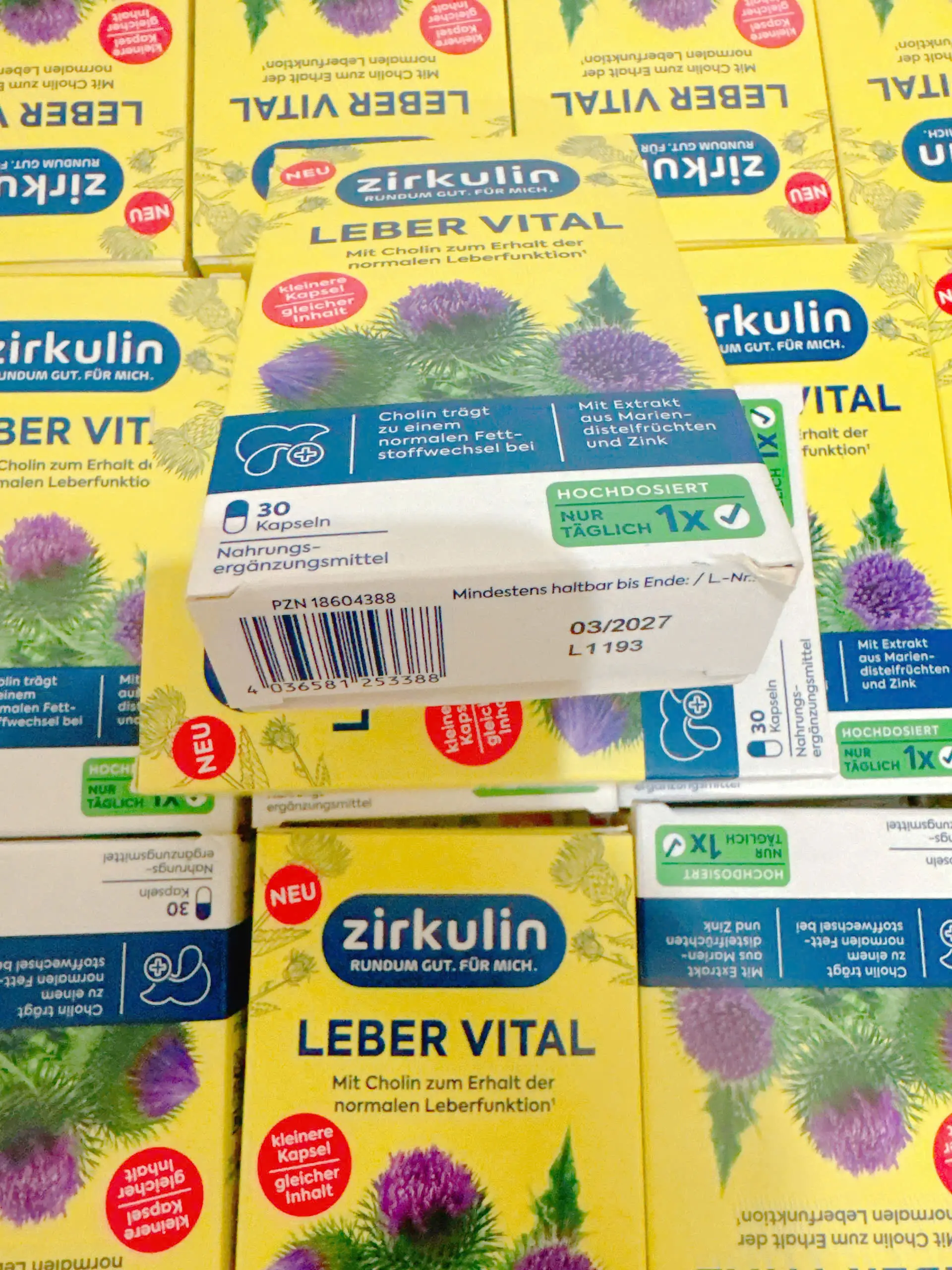Bổ Gan Zirkulin Leber Vital 30 viên của Đức Thuốc bổ gan Zirkulin Leber Vital Hochdosiert hộp 30 viên