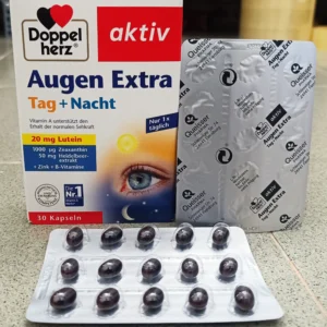 Viên uống bổ mắt Doppelherz Augen Extra Tag Nacht 30 viên của Đức Thuốc bổ mắt Augen Extra Tag Nacht 30 viên của Đức