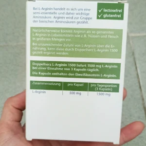 Thuốc bổ thận tráng dương L- Arginin Doppelherz