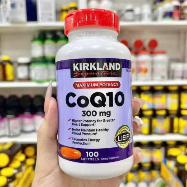Viên uống hỗ trợ tim mạch CoQ10 300mg Kirkland 100 viên của Mỹ - Hình ảnh 3