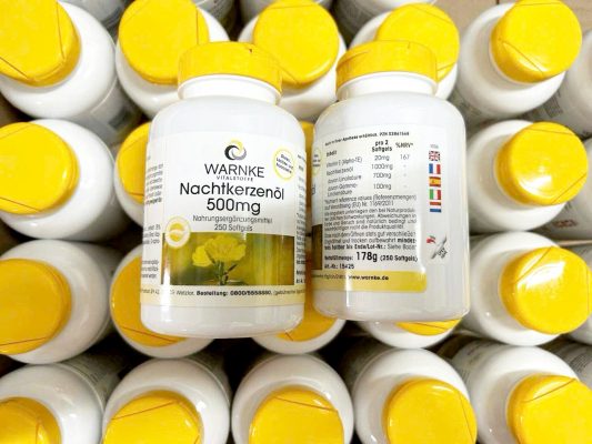 Tinh Dầu Hoa Anh Thảo Warnke Nachtkerzenol 500 mg 250 viên của Đức