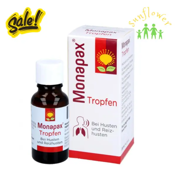 Tinh chất Monapax 20ml của Đức trị ho đờm, cảm lạnh Tinh chất Monapax 20ml của Đức trị ho đờm, cảm lạnh