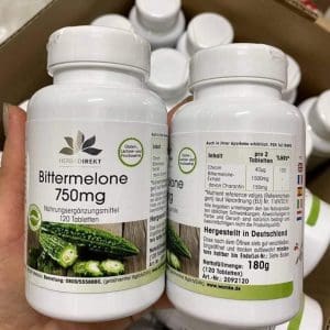 VIEN UONG TU MUOP DANG GIAM CAN WARNKE BITTERMELONE 750MG