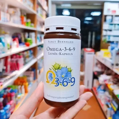 Viên uống Omega 369 Sanct Bernhard 180 viên của Đức Viên Bổ Não Nội Địa Đức Ginkgo Kapseln 75mg Hộp 240 Viên