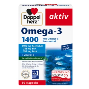Viên Nang Dầu Cá Doppelherz Omega-3 1400 Chính Hãng Đức