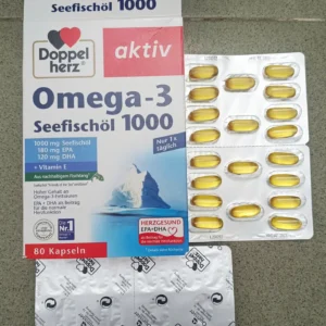 Viên Nang Dầu Cá Doppelherz Omega 3 Seefischol 1000, 80 Viên