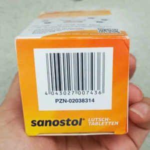 Viên Ngậm Sanostol Bổ Sung Canxi & Multi-Vitamin Tổng Hợp + Canxi, 75 viên