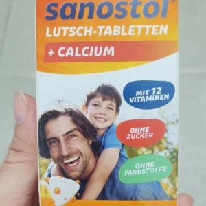 Viên ngậm Sanostol Lutsch-Tabletten 75 viên của Đức bổ sung vitamin tổng hợp và canxi Viên Ngậm Sanostol Lutschtabletten 75 Viên của Đức