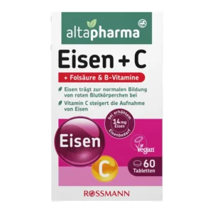 Viên Sắt Altapharma Eisen + C Chính Hãng Đức