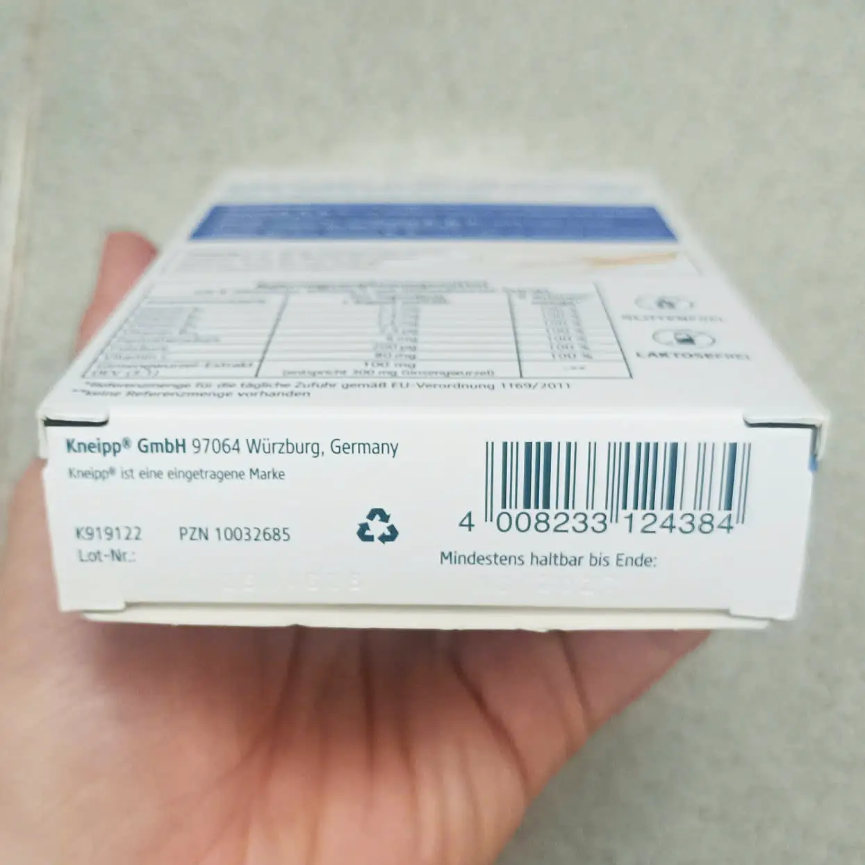 Viên uống bổ não Kneipp Gedachtnis Konzentration 30 viên của Đức Viên Uống Bổ Não Kneipp Gedachtnis Konzentration 30 viên