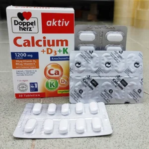 Doppelherz Calcium D3 K 1200mg 30 viên của Đức Viên Uống Bổ Sung Canxi Doppelherz Calcium 1200 + D3 + K 30 viên