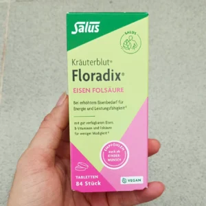 Viên Uống Bổ Sung Sắt Hữu Cơ Salus Floradix 84 viên