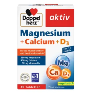Viên Uống Doppelherz Magnesium Calcium D3 40 Viên