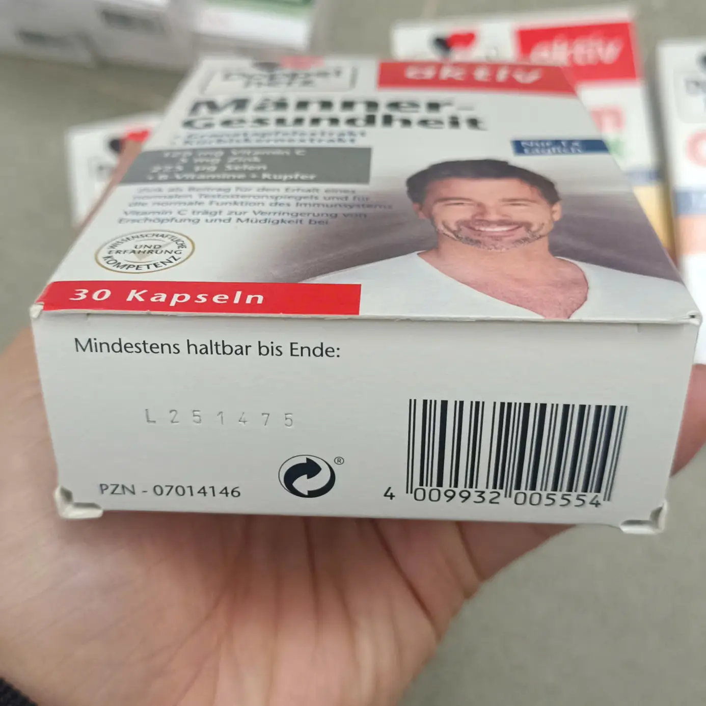 Viên tăng cường sinh lý nam giới Doppelherz Manner 30 viên của Đức Viên Uống Tăng Cường Sinh Lực Nam Giới Doppelherz Manner Gesundheit