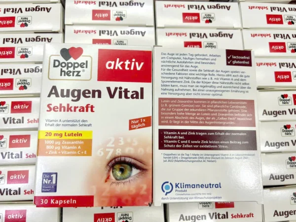 Viên bổ mắt Doppel herz aktiv Augen Vital Sehkraft