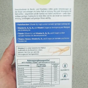 Viên uống bổ não Kneipp Gedachtnis Konzentration 30 viên của Đức Viên bổ não hỗ trợ tiền đình Kneipp Gedächtnis + Konzentration của Đức hộp 30 viên