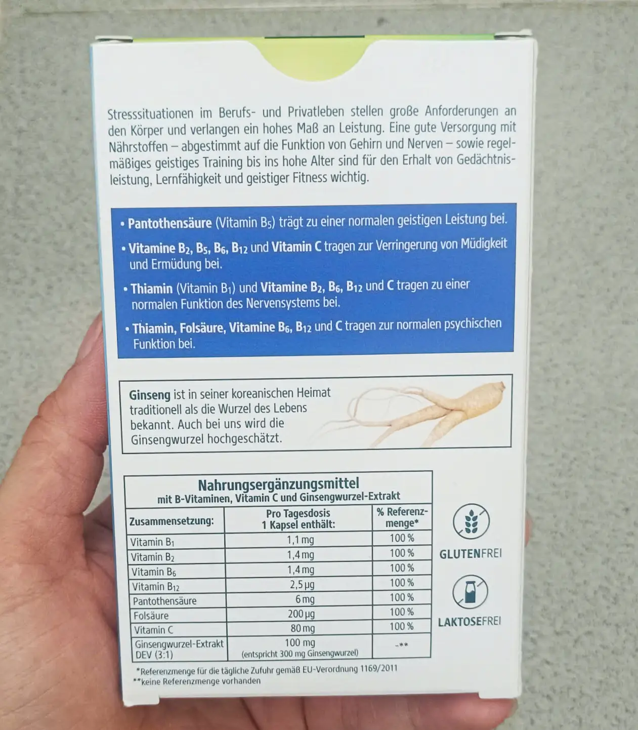 Viên uống bổ não Kneipp Gedachtnis Konzentration 30 viên của Đức Viên bổ não hỗ trợ tiền đình Kneipp Gedächtnis + Konzentration của Đức hộp 30 viên