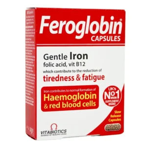 Viên bổ sung Sắt Vitabiotics Feroglobin B12 chính hãng Anh