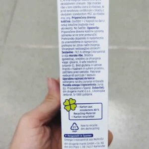 Viên nang Mivolis Omega-3 1000 mg + vitamin E 60 viên