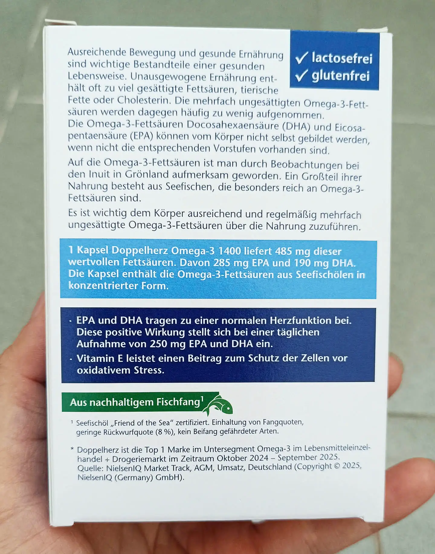 Dầu cá Doppelherz Omega-3 1400 hộp 30 viên của Đức Viên nang dầu cá Doppelherz Omega-3 1400mg 30 viên của Đức