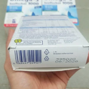 Viên nang dầu cá Mivolis Omega-3 1000 mg, 60 viên