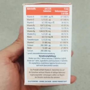 Viên ngậm Sanostol Lutsch-Tabletten bổ sung Canxi và Multi-Vitamin, 75 viên của Đức