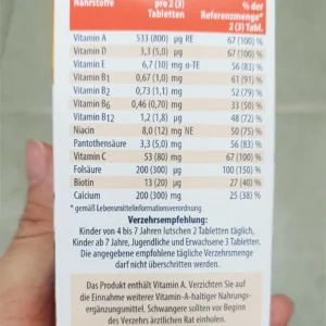 Viên ngậm Sanostol Lutsch-Tabletten 75 viên của Đức bổ sung vitamin tổng hợp và canxi Viên ngậm Sanostol Lutschtabletten bổ sung canxi và vitamin tổng hợp