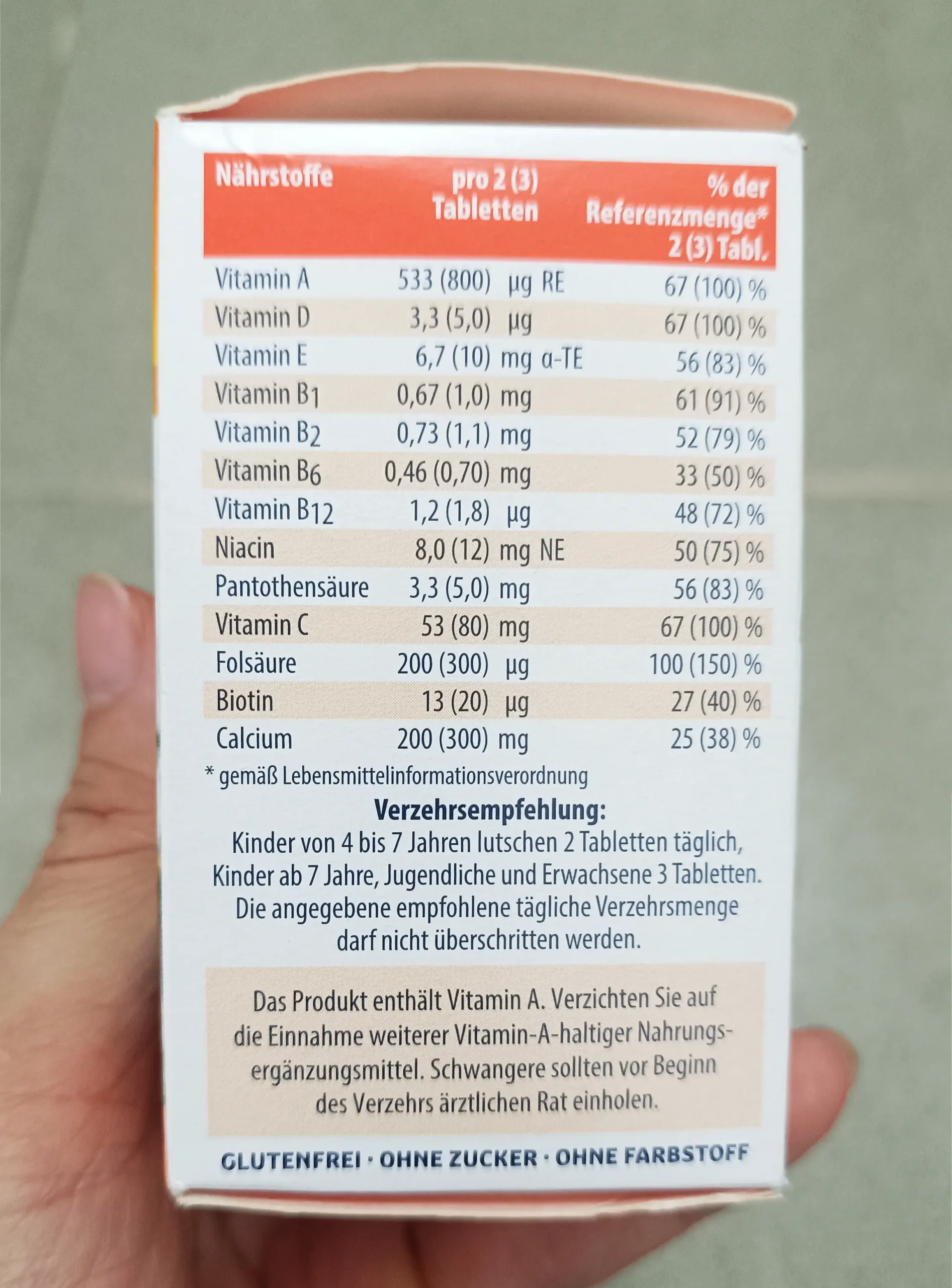Viên ngậm Sanostol Lutsch-Tabletten 75 viên của Đức bổ sung vitamin tổng hợp và canxi Viên ngậm Sanostol Lutschtabletten bổ sung canxi và vitamin tổng hợp