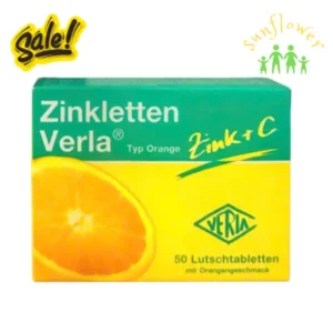 Viên ngậm kẽm Zink +C Zinkletten Verla 50 viên của Đức