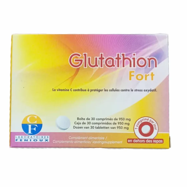 Viên ngậm trắng da Glutathion Fort 30 viên của Pháp - Hình ảnh 2