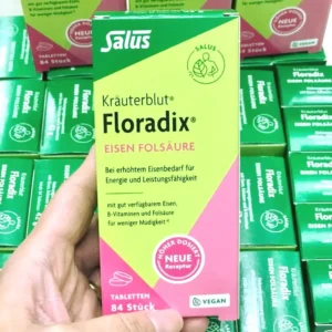 Viên sắt Salus Floradix hữu cơ hộp 84 viên của Đức