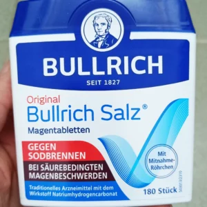 Viên uống trào ngược dạ dày Bullrich Salz hộp 180 viên của Đức Viên uống Bullrich Salz Magentabletten chống ợ nóng