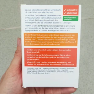 Viên uống Calcium + D3 + K Doppelherz, 30 viên