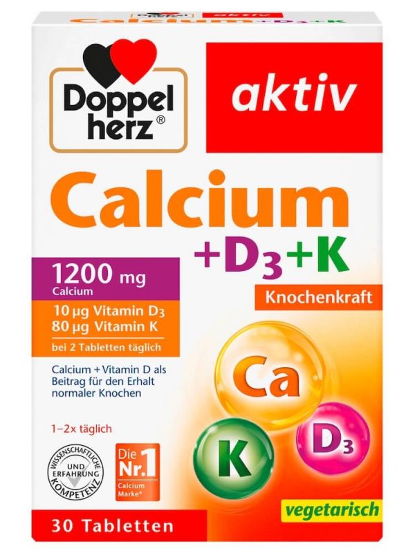 Vien uong Canxi D3 K 1200mg Doppelherz 30 vien