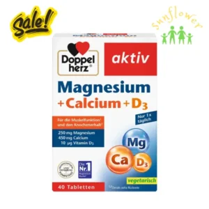Viên uống Doppelherz Magnesium Calcium D3 40 viên của Đức