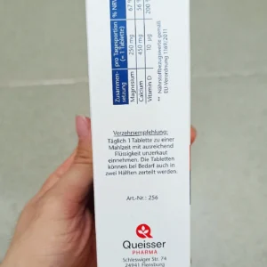 Viên uống Doppelherz Magnesium + Calcium + D3 Tabletten 40 viên của Đức